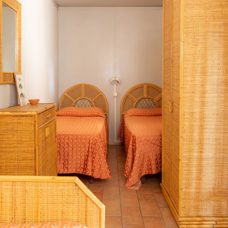 Zona giorno con posti letto